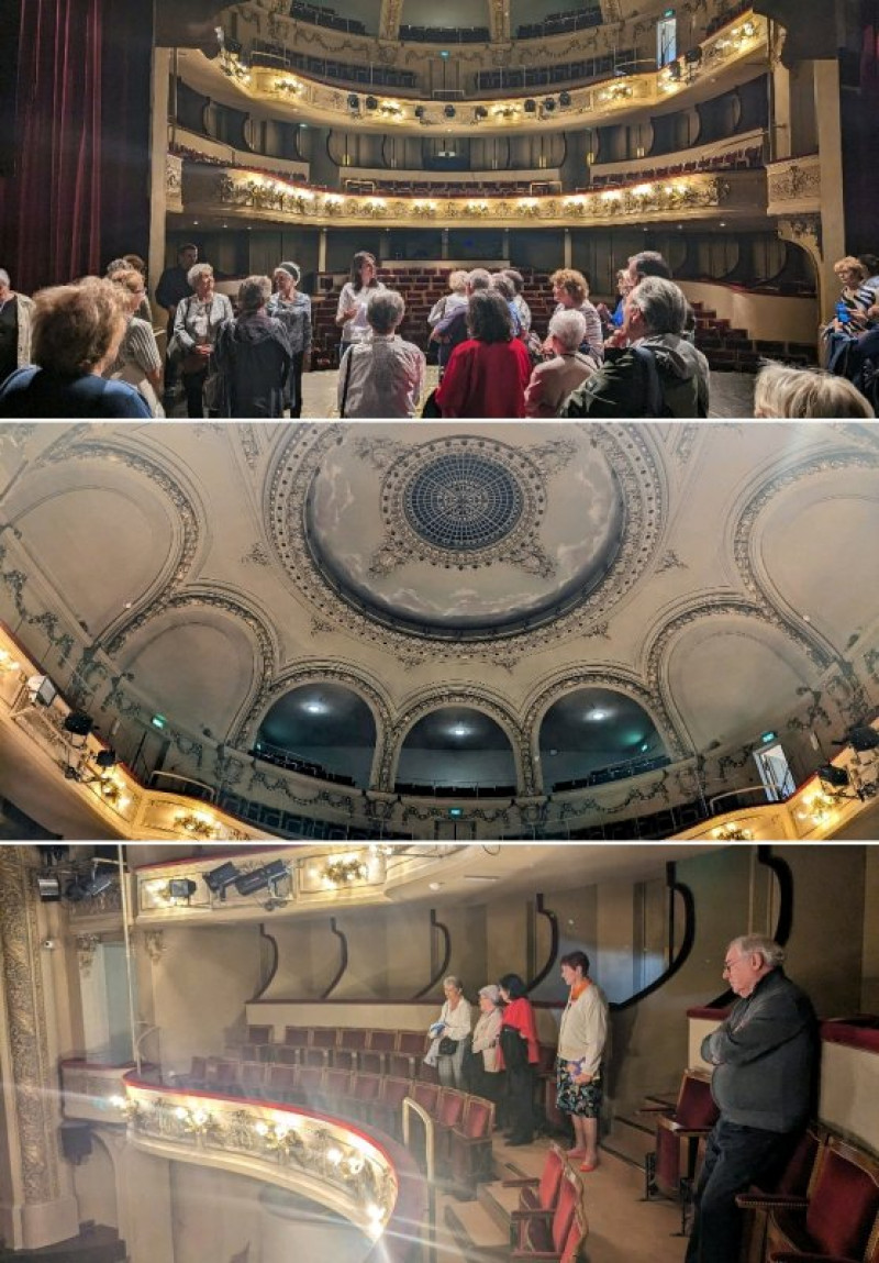 Visite du théâtre de Fontainebleau