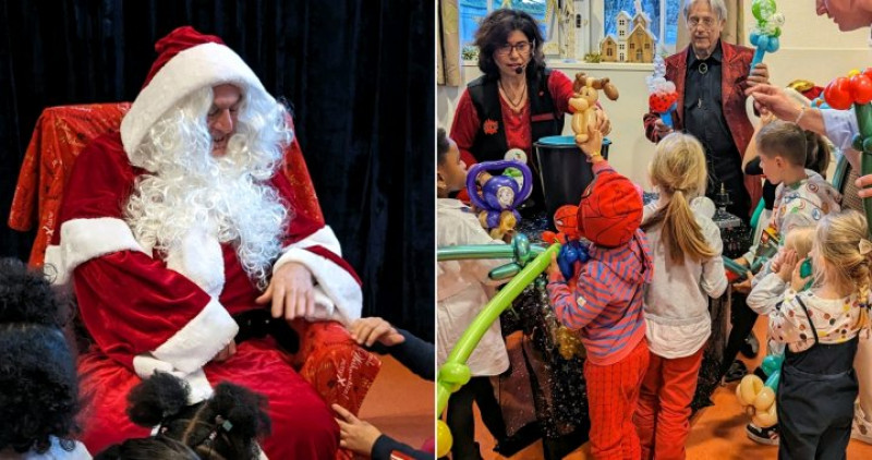 Spectacle de Noël pour les enfants du personnel