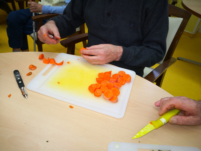 Ateliers épluchage des légumes