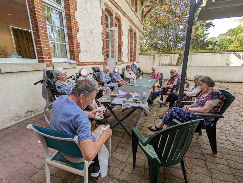 Café détente en terrasse