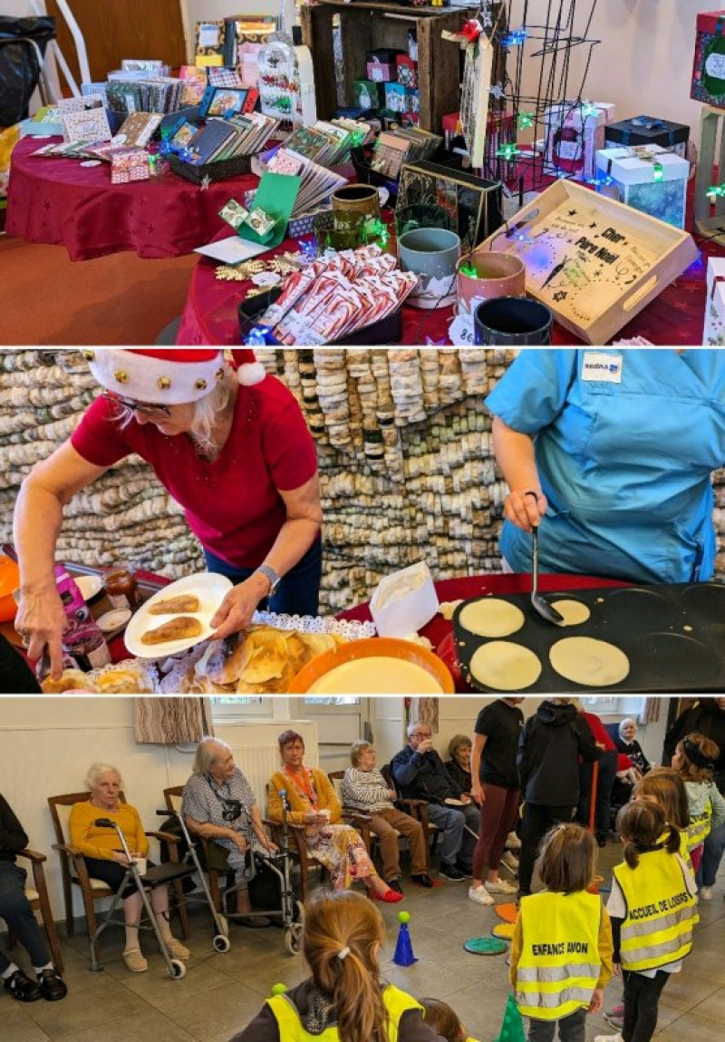 Un Marché de Noël à la résidence