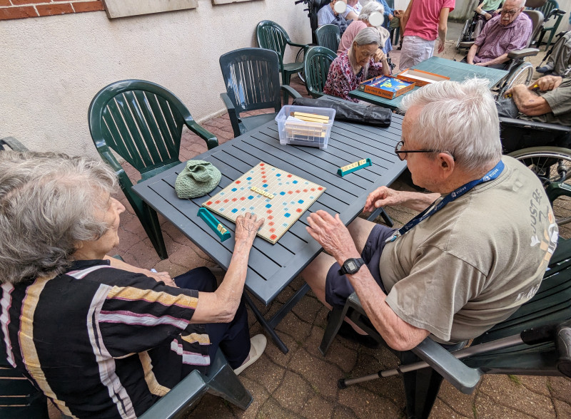 Jeux en terrasse et goûter en extérieur le 17 juillet