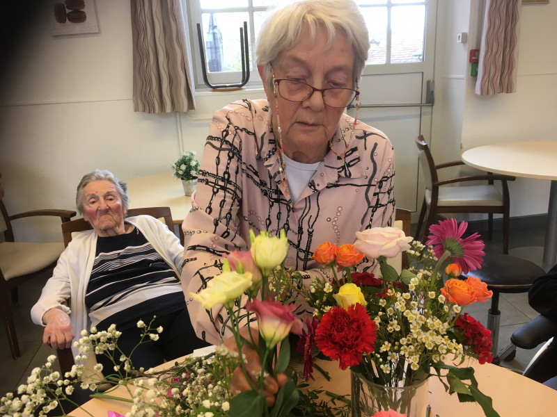 Un petit air de printemps avec l’atelier décoration florale